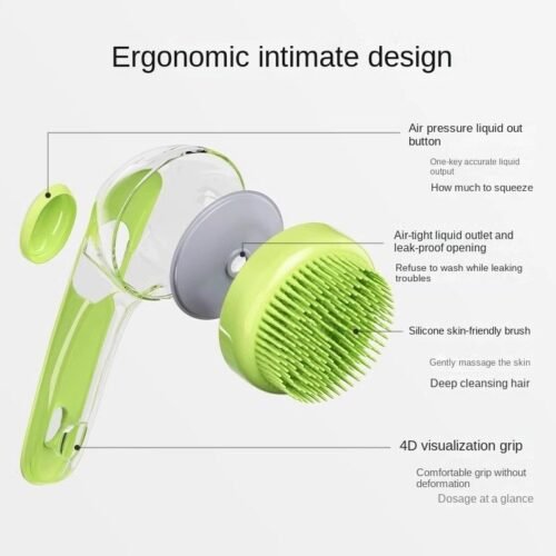 Silicone Massage Shower Tool for Pets